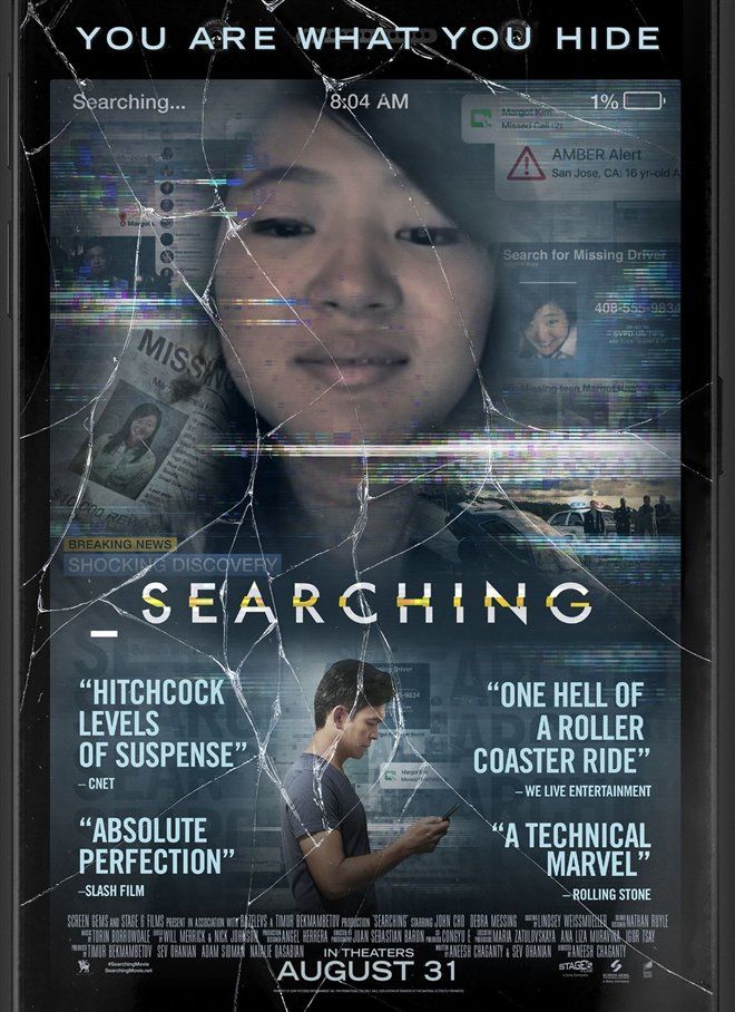 Searching: a touching annual film under the superb reversal of suspenseful reasoning